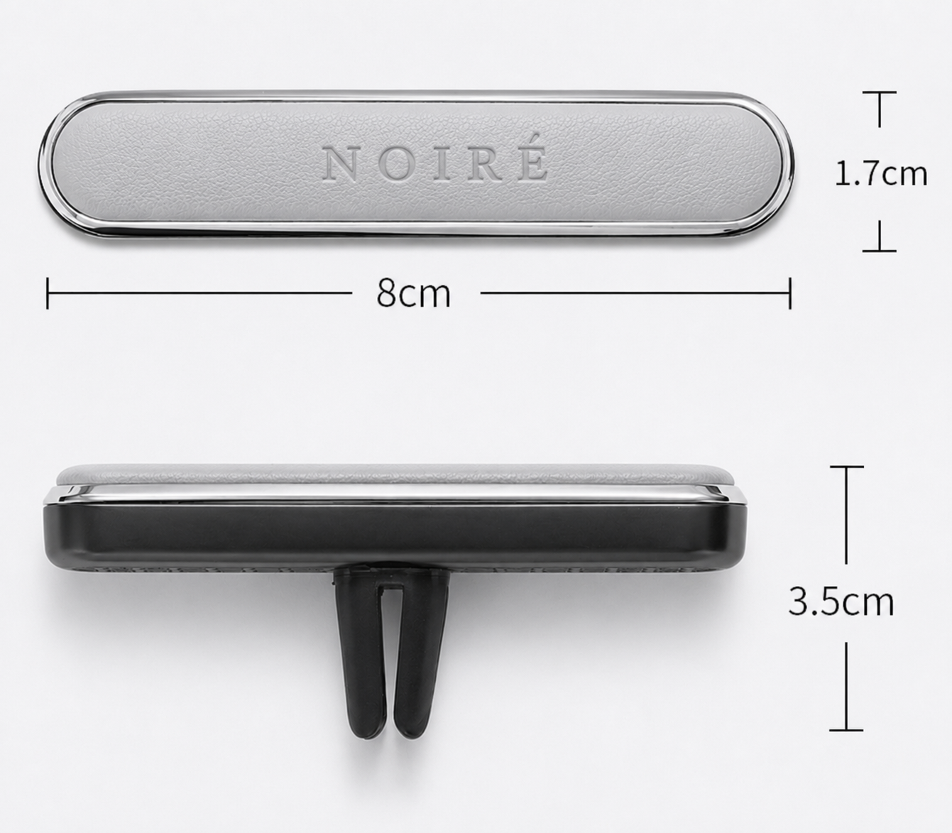 Silver – Noiré Diffuser Maße: 8 cm x 1,7 cm, Höhe 3,5 cm